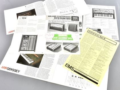various-Leaflet collection Roland Korg EMS